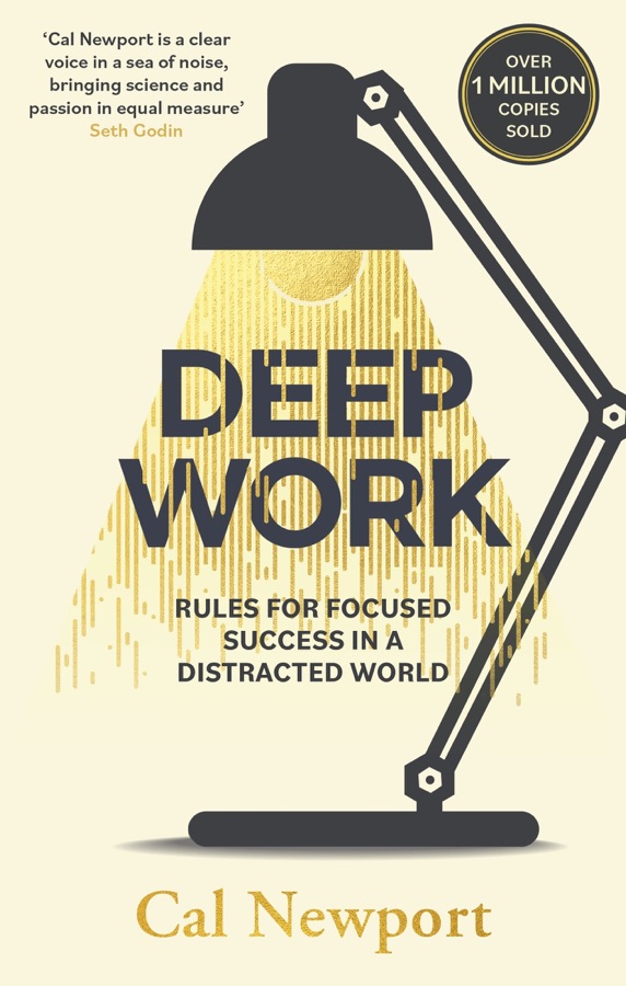 Couverture de Deep Work : retrouver la concentration dans un monde de distractions