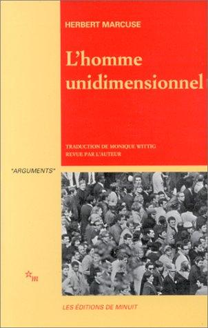 Couverture de L’Homme Unidimensionnel
